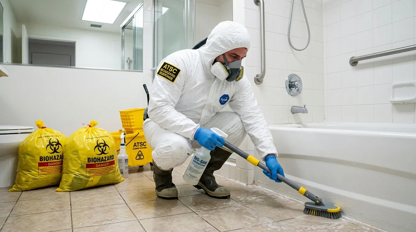 Decontamination equipment deployed for Blood Cleanup in Roselle